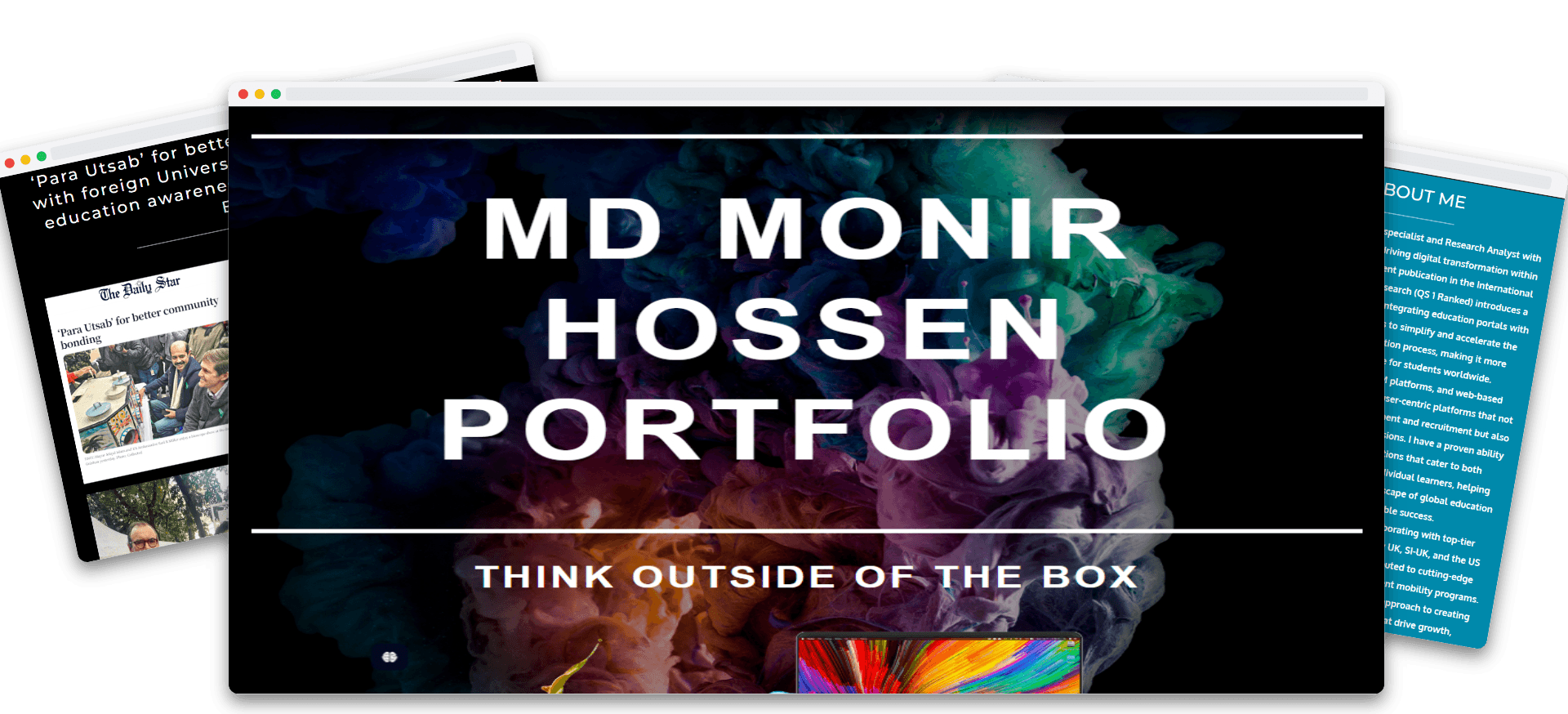 MD Monir Hossen – Personal Portfolio Site
